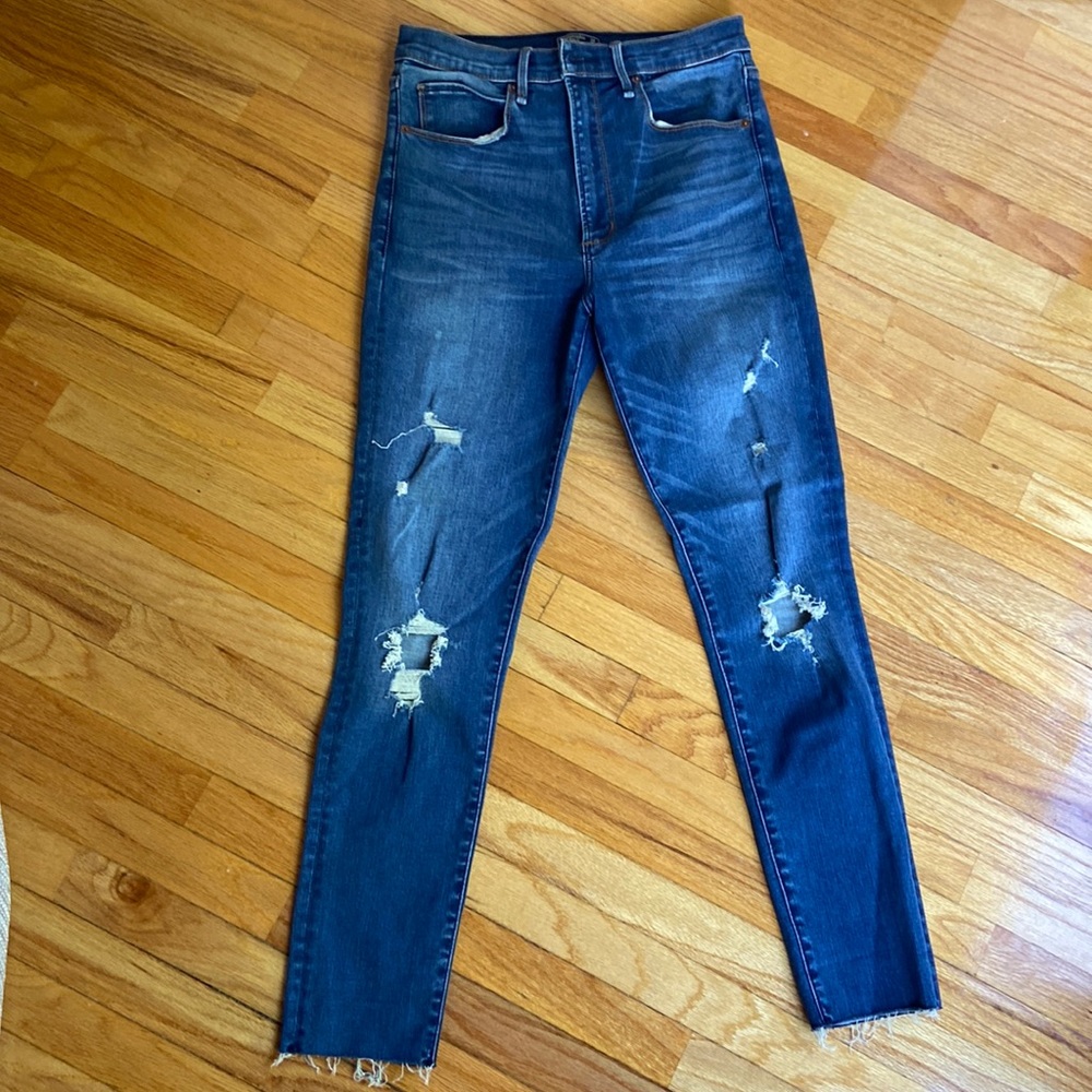 Abercrombie super high risk skinny jeans